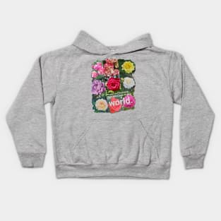 Flowers are like Friends Kids Hoodie